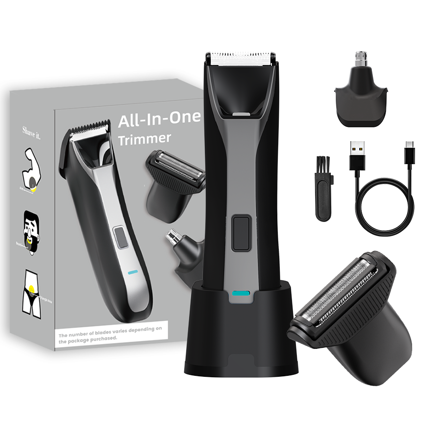 Men Grooming Full Body - Aparador de pelos corporais 3 em
