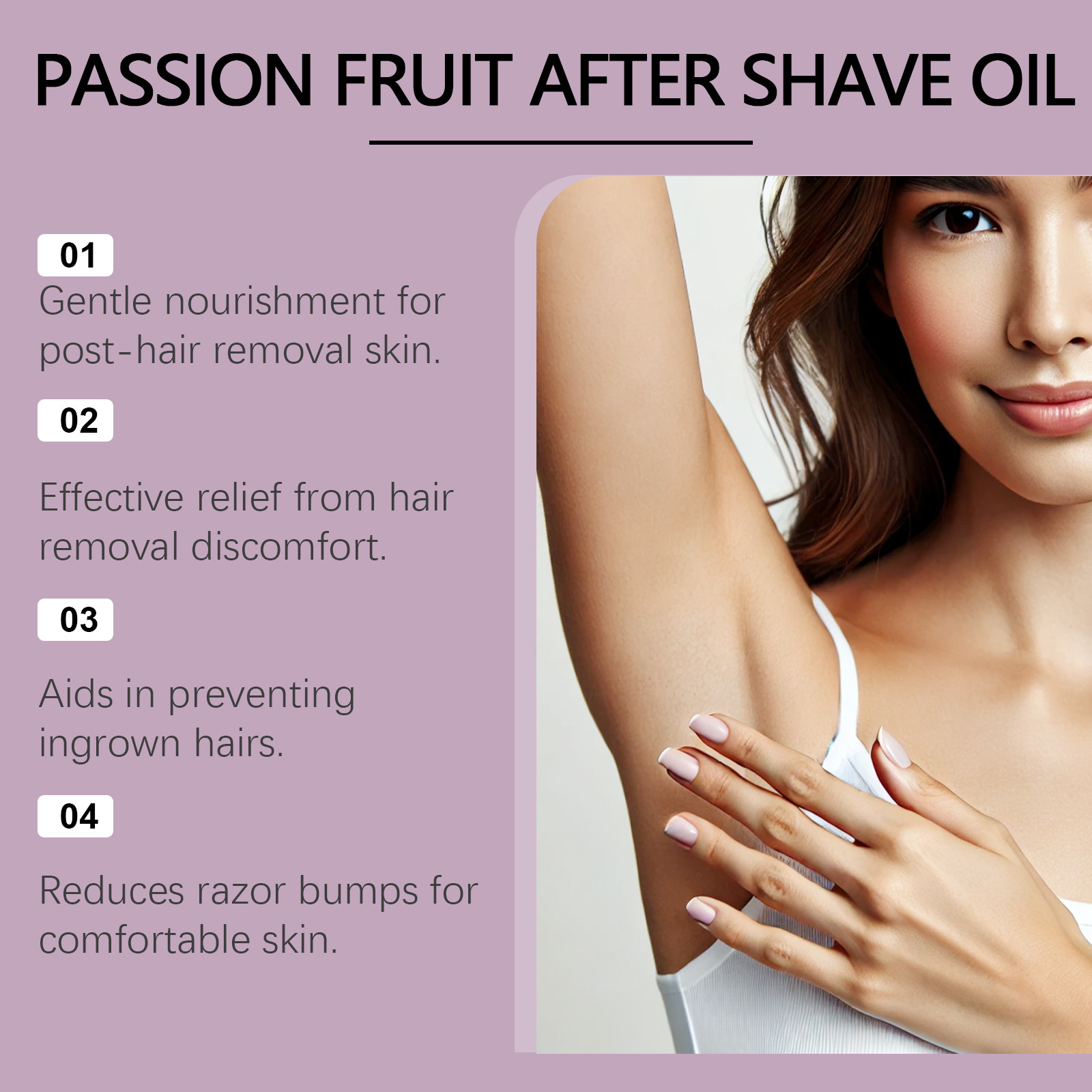 Ingrown Hair Serum - Óleo pós-barba evita cabelos encravados, reduzindo
