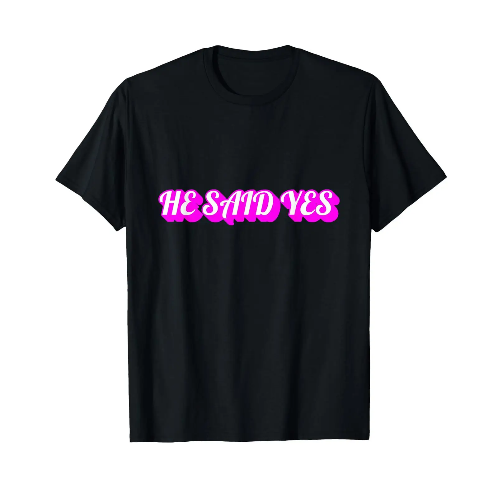 Men'S Grooming For Engagement - Camiseta 'He Said Yes' Vintage Lavada
