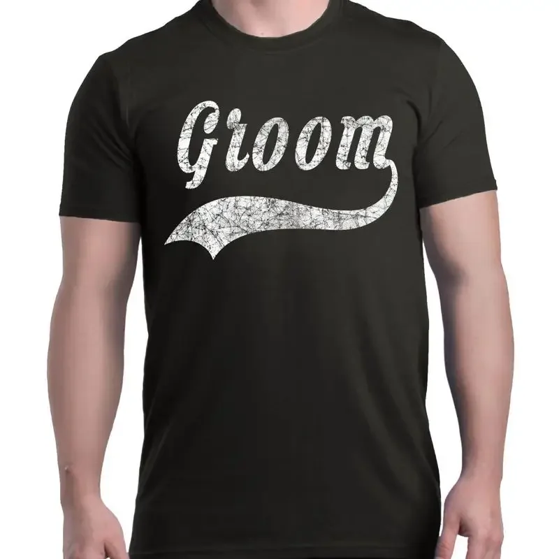 Men'S Grooming For Engagement - Camiseta Branca para Noivo, Casamento, Festa