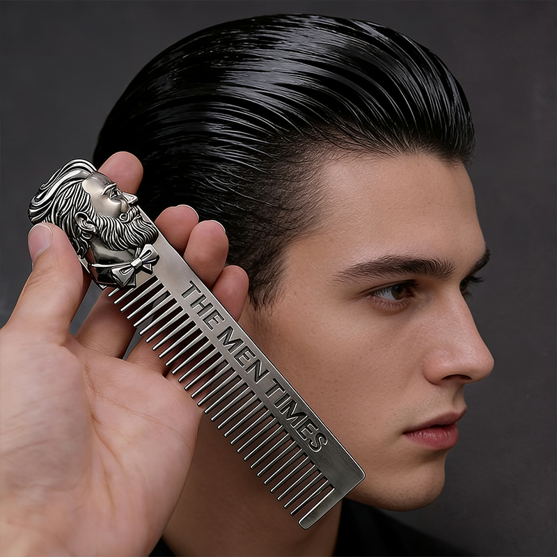 Pente de Cabelo de Metal Vinta - Men'S Grooming Oil avaliação e preço