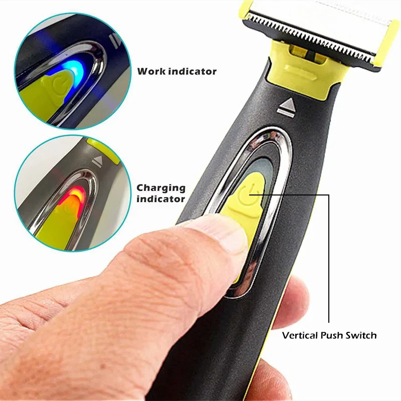 Barbeador elétrico portátil co - Men Grooming Full Body avaliação e preço
