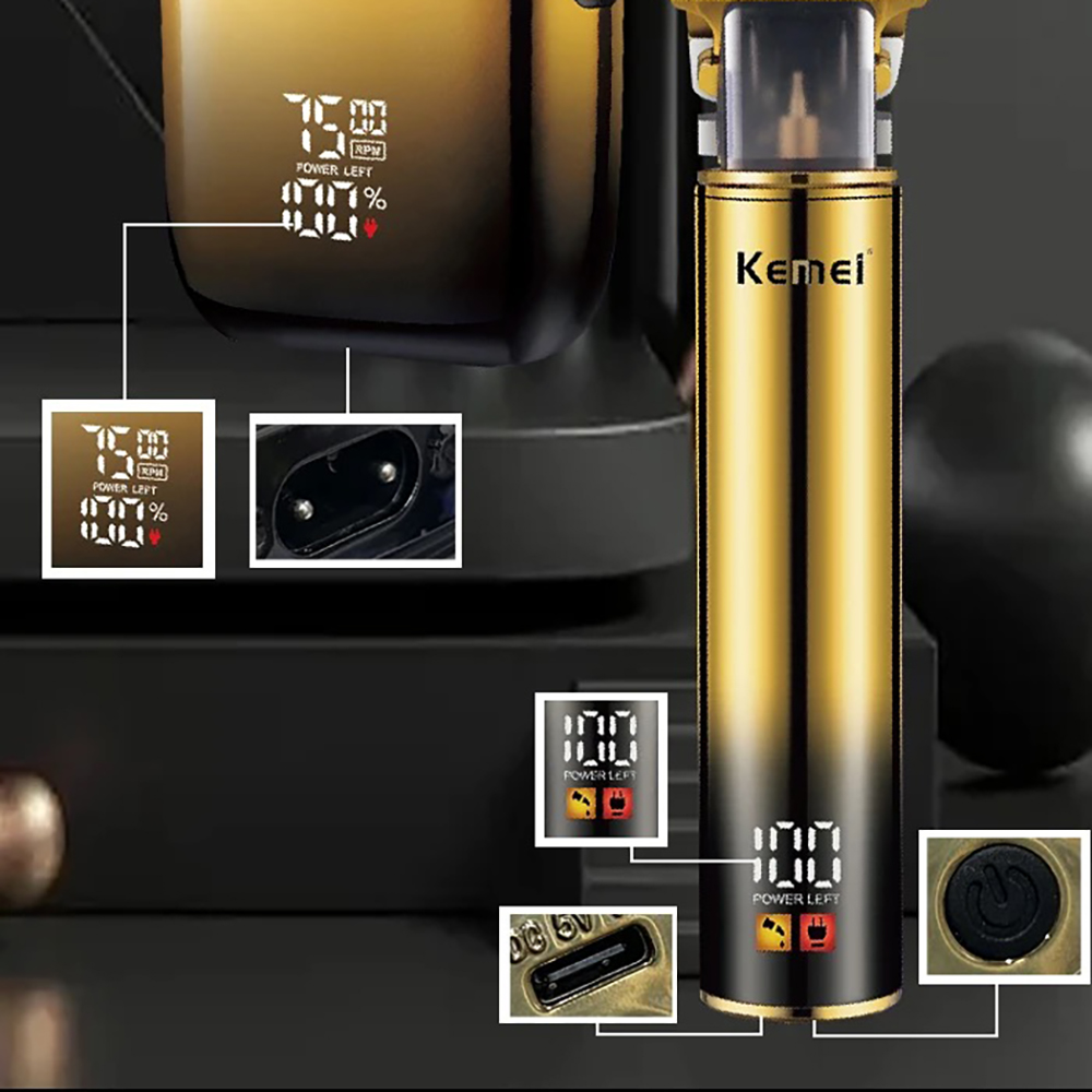 Kemei aparador de cabelo elétr - Grooming Men'S Eyebrows avaliação e preço