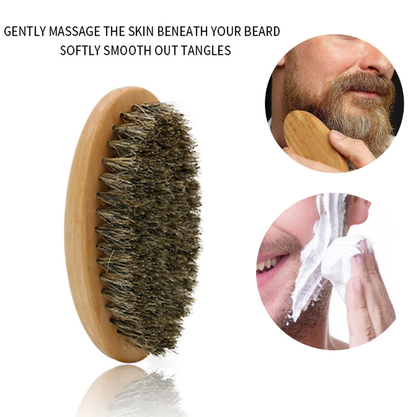 Escova de barba de madeira com - Shaving Brush Set avaliação e preço