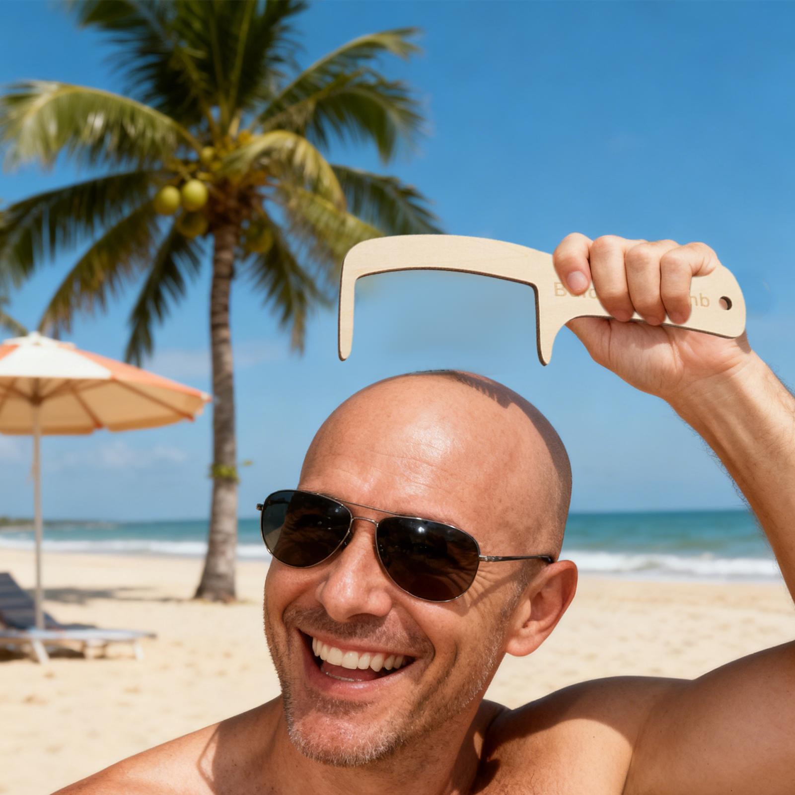 2 pçs engraçado homem careca a - Men'S Grooming Oil avaliação e preço