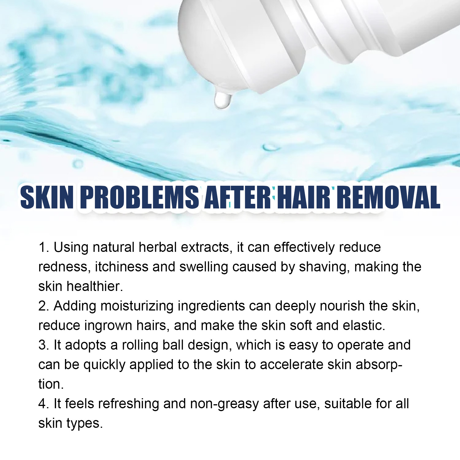 Loções de reparo pós-barba, pr - Ingrown Hair Serum avaliação e preço